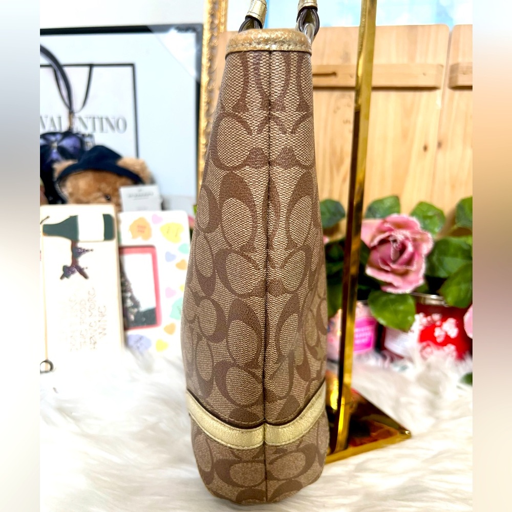 💜COACH Heritage Tote Stars Signature - Picture 5 of 11